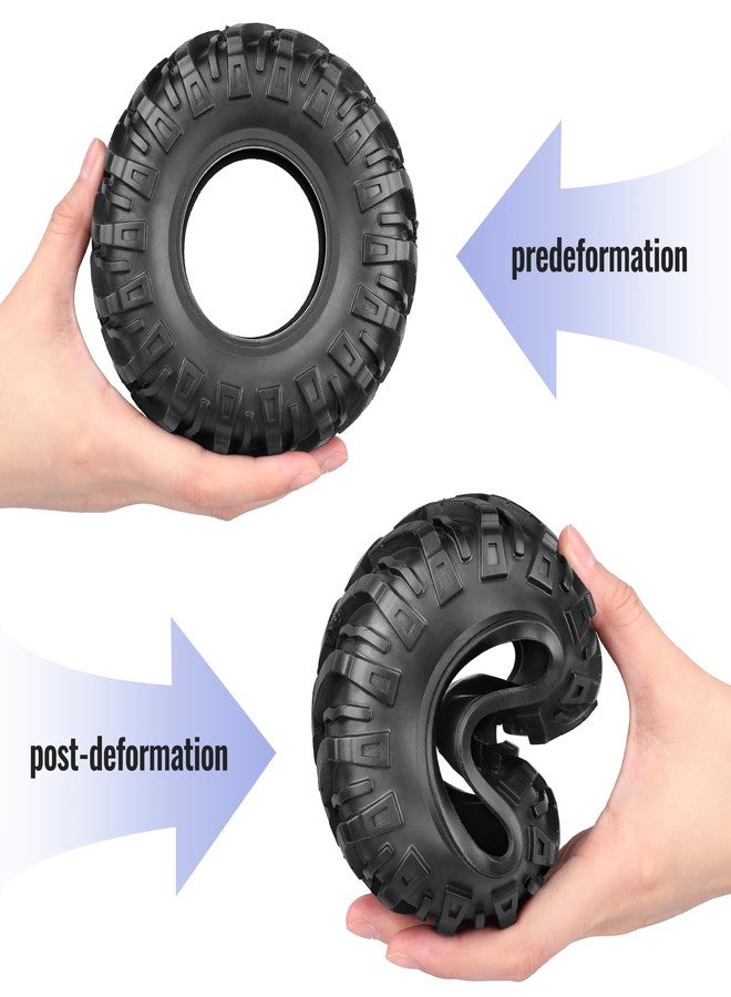 FriHobby 2.2 RC Crawler Tires Super Soft Good Grip for 1/10 Scale Rock Crawler Car fit TRX4 Axial Wraith SCX10 III II Redcat Gen 8 - Image 3
